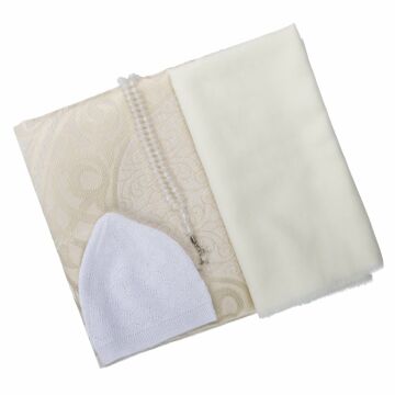 Hicaz Serisi Hac Umre Hediye Seti Krem