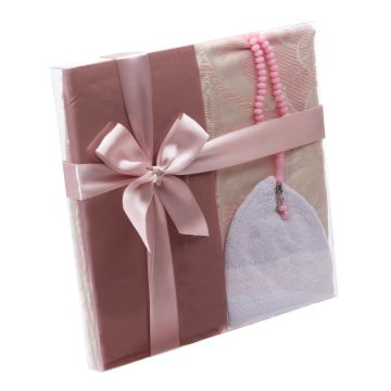 Hicaz Serisi Hac Umre Hediye Seti Pembe