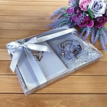 Belkıs Serisi Şal Yasin Tesbih Seti Gri