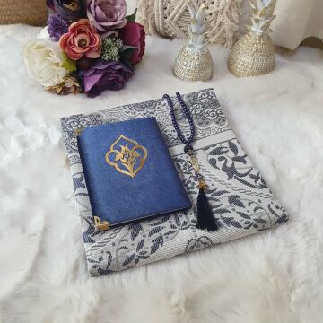 Emirgan Serisi Seccade Yasin Seti No:1 Lacivert