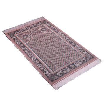 Lüks Kadife Simli Seccade Pembe