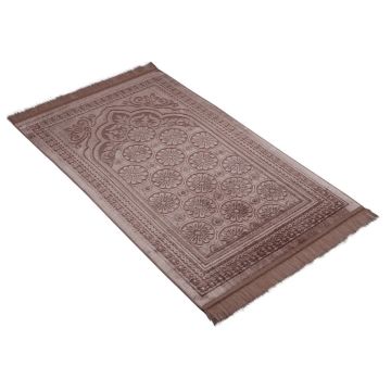 Simli Kadife Seccade Pembe