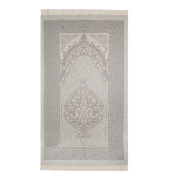 Hediyelik Seccade Tesbih Pano Seti Gri