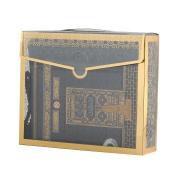 Hediyelik Kuran-ı Kerim Seccade Tesbih Seti Siyah