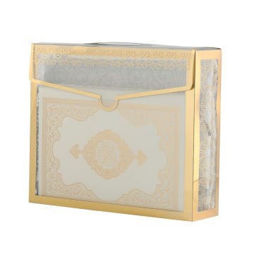 Hediyelik Kuran-ı Kerim Seccade Tesbih Seti Krem