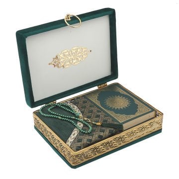 20x28 Cm Kuran-ı Kerim Seccade Tesbih Kutusu