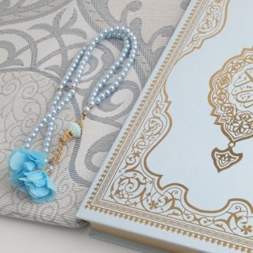 Hediyelik Seccade Kuran-ı Kerim Tesbih Seti