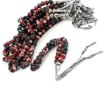 33'Lük 10 Mm Cam Akik Tesbih (10 Adet)