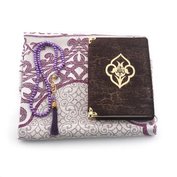 Hediyelik Kuran-ı Kerim Seccade Tesbih Seti