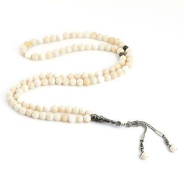 99'Luk 10 Mm Değerli Taş Tesbih (Adet) Krem