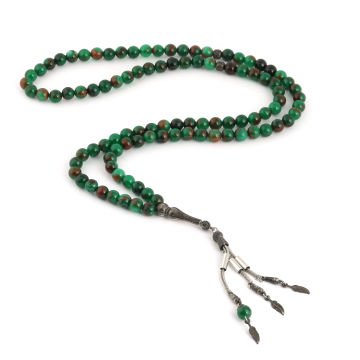 99'Luk 10 Mm Değerli Taş Tesbih (Adet) Yeşil