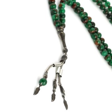 99'Luk 10 Mm Değerli Taş Tesbih (Adet) Yeşil