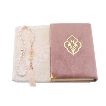 Hediyelik Kuran-ı Kerim Seccade Tesbih Seti