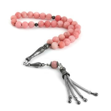 33'Lük 10 Mm Değerli Taş Tesbih (Adet) Pembe