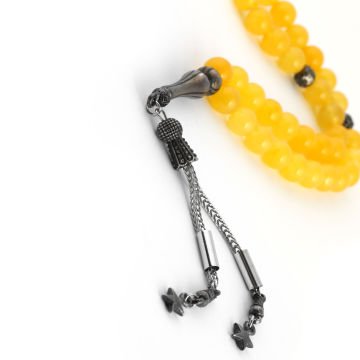 33'Lük 10 Mm Değerli Taş Tesbih (Adet) Sarı