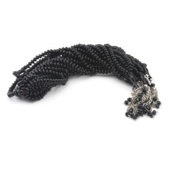 99'Luk 7 Mm Sedefli Yassı İnci Tesbih 50'Li