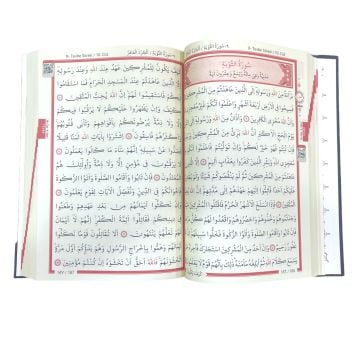 17x25 Cm Orta Boy Kabe Kapak Bilgisayar Hatlı Kuran-ı Kerim 22'Li