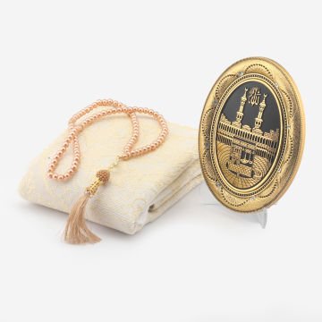 Hediyelik Seccade Tesbih Pano Seti 30'Lu