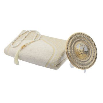 Hediyelik Seccade Tesbih Tabak Seti 24 'Lü