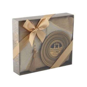 Hediyelik Seccade Tesbih Tabak Seti 24 'Lü