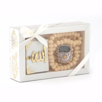 Hediyelik Mini Kuran-ı Kerim Tesbih Zikirmatik Seti 72'Li