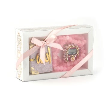 Hediyelik Mini Kuran-ı Kerim Tesbih Zikirmatik Seti 72'Li