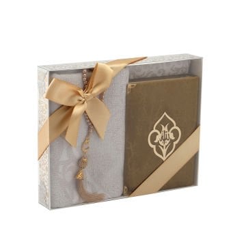 Hediyelik Kuran-ı Kerim Seccade Tesbih Seti 32'Li