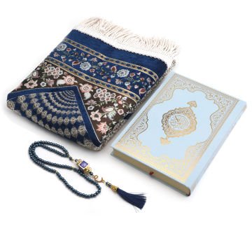 Hediyelik Seccade Kuran-ı Kerim Tesbih Seti