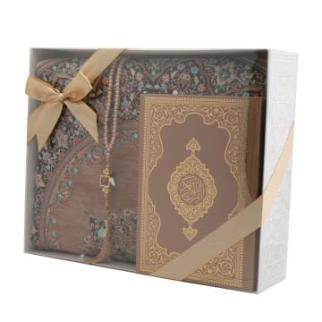 Hediyelik Seccade Kuran-ı Kerim Tesbih Seti