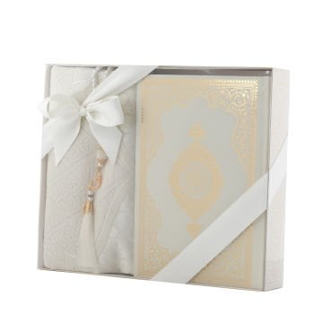 Hediyelik Seccade Kuran-ı Kerim Tesbih Seti