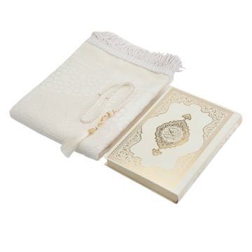 Hediyelik Seccade Kuran-ı Kerim Tesbih Seti 12'Li