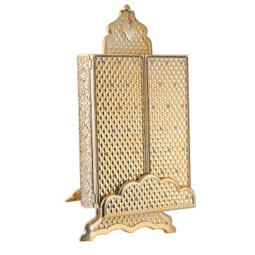 21x28 Cm Plastik Ayaklı Kuran-ı Kerim Kutusu Gold