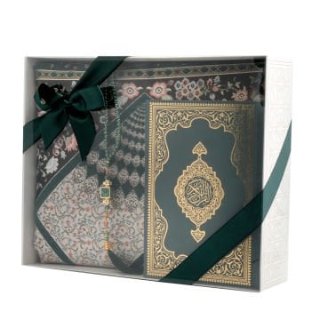 Hediyelik Seccade Kuran-ı Kerim Tesbih Seti 10'Lu