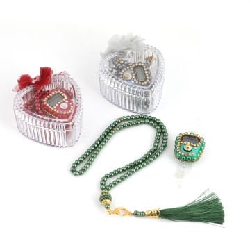 Kalpli Mika Kutulu Zikirmtik Tesbih Seti 60'Lı