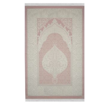 Hediyelik Seccade Şal Tesbih Seti Pembe