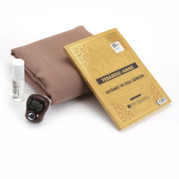 Hediyelik Şal Yasin Zikirmatik Esans Seti Gold