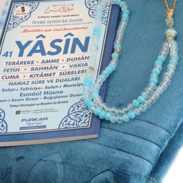 Hediyelik Seccade Tesbih Yasin Seti