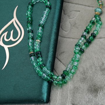 Hediyelik Seccade Tesbih Yasin Seti Yeşil