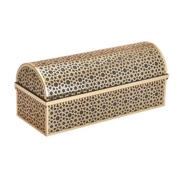 37x15x16 Cm Hediyelik Seccade Kuran-ı Kerim Tesbih Sandık Set