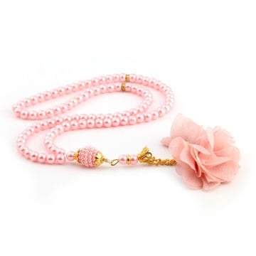 37x15x16 Cm Hediyelik Seccade Kuran-ı Kerim Tesbih Sandık Set Pembe