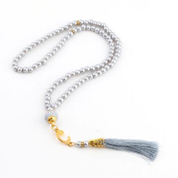 23x31 Cm Pleksili Kadife Kaplı Kuran-ı Kerim Kutusu Gri