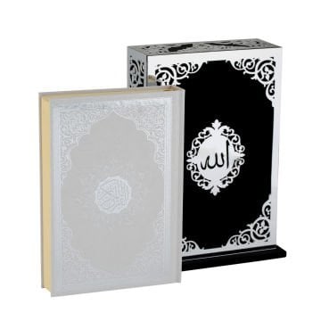 14*23 cm Pleksili Dikey Kutulu Kuran-ı Kerim