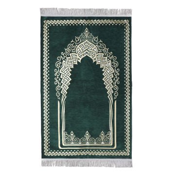 Lüks Astarlı Seccade Yeşil