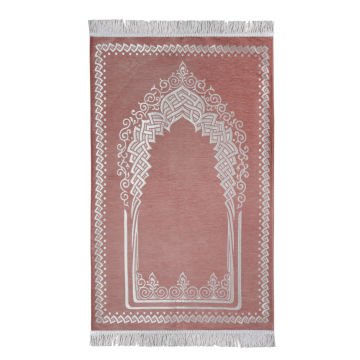 Lüks Astarlı Seccade Pembe