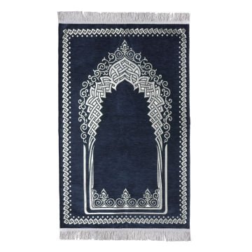 Lüks Astarlı Seccade Lacivert