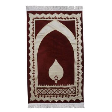 Lüks Astarlı Seccade Bordo