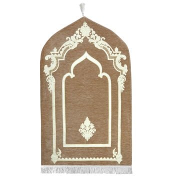 Biyeli Düz Astarlı Lüks Şönil Seccade 10'Lu