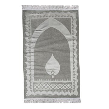 Lüks Astarlı Seccade Gri