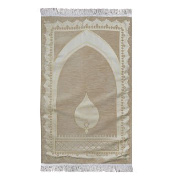 Lüks Astarlı Seccade Gold