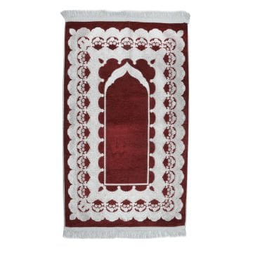 Süper Lüks Astarlı Şönil Seccade 10'Lu